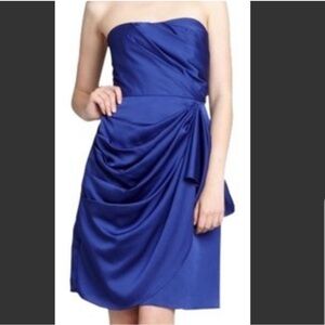 Royal blue cocktail dress